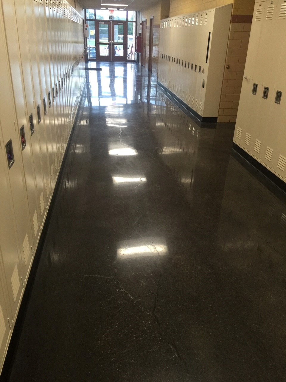Polished concrete